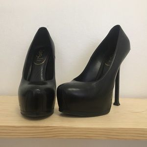 YSL Black Tribute Pump